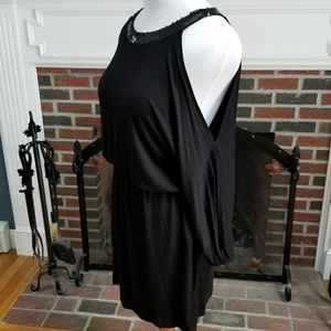 $10 ⭐️ Guess Sequin Collar Cold Shoulder Dress